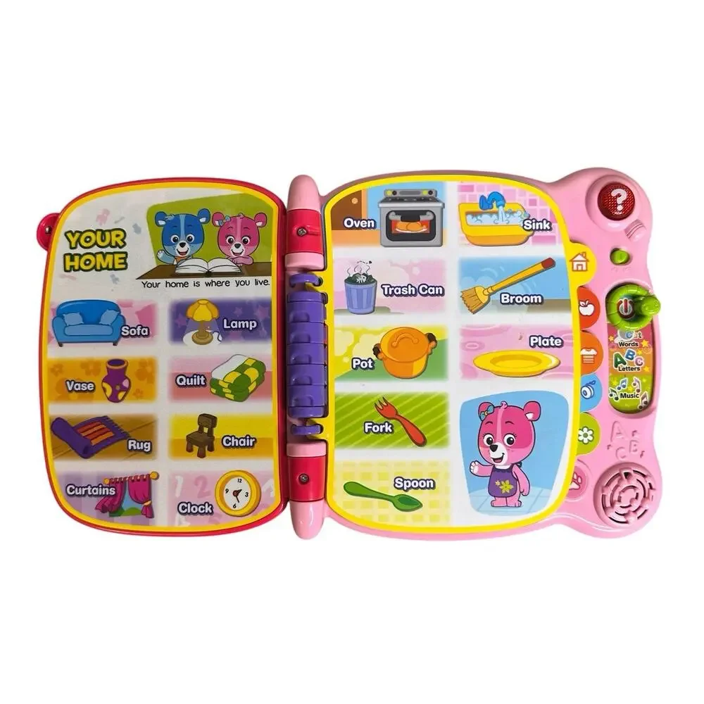VTech Touch and Teach Word Book Interactive Educational Toy Musical WORKS